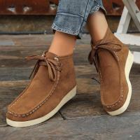 Zapatos planos informales con cordones para mujer - details 3