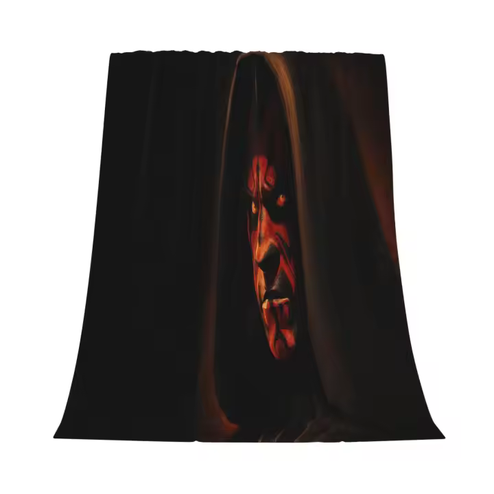 Manta de franela Darth Maul para decoración de dormitorio y ropa de cama - 1