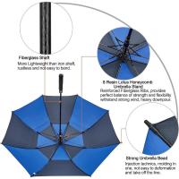 Paraguas de golf con apertura automática, paraguas impermeables a prueba de viento con techo doble extra grande de gran tamaño - details 33