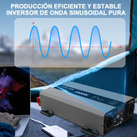 Inversor de Onda Senoidal Puro 12V 220V Convertidor de Voltaje 2000W 4000W - details 6