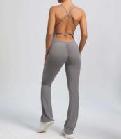Mono deportivo de yoga sin costuras para mujer, color melocotón, glúteos ajustados, tirantes ajustables, belleza de espalda, gimnasio - details 25