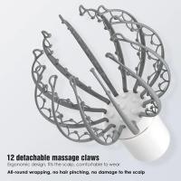 Masajeador De Cabeza Garra De Pulpo Eléctrico Anti Estrés Masaje De Cabello Dispositivo De Terapia Bluetooth Recargable - details 11