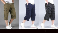 Pantalones cortos deportivos informales para hombre, pantalones cortos deportivos con bolsillos, holgados y ajustados - details 4