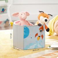 Organizador de Juguetes y Libros para Niños Estante de Almacenamiento Multifuncional con 2 Cajas - details 5