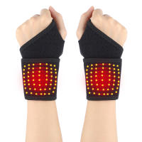 Muñequera de autocalentamiento para terapia magnética, envoltura calentada, calentador de manos, pulsera de compresión para alivio del dolor, cinturón para la salud de las manos - details 0