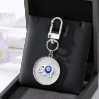 Llavero delicado de resina con forma de estrella y ojo de demonio, colgante de aleación con goteo de aceite, colgante de ojo azul turco, colgantes para bolso, estilo popular, regalos para el Día del Padre - details 5