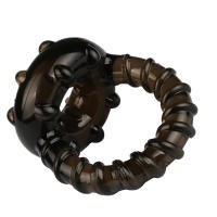 Anillo de restricción de escroto masculino Dual, anillos de eyaculación retardante, dispositivo de castidad extensor, Juguetes sexuales para hombres - details 3
