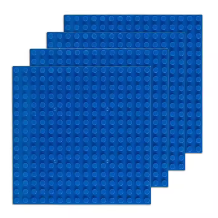4 piezas de 16x16 compatibles con las principales marcas de bloques de construcción, accesorios básicos, placas base - 1