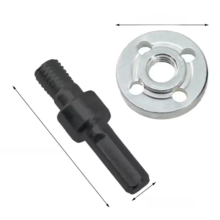 Conversor De Rodillo Para Taladro Eléctrico a Grinder De Ángulo Adaptador De Conexión Para Disco De Corte Herramienta Eléctrica 10mm - 1