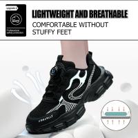 Zapatos de Seguridad de Acero Transpirables para Verano Botas de Trabajo Anti- Golpes y Agujas para Hombres y Mujeres - details 5