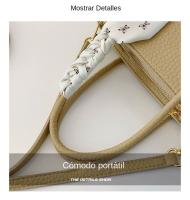 Bolsos nuevos de gama alta, bolso de mano tipo cubo versátil de un solo hombro, bandolera portátil de buen aspecto para verano - details 5