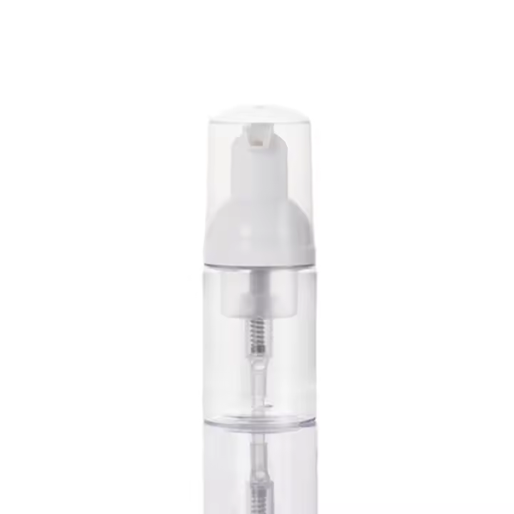 Mini dispensador de champú y cosméticos, jabón de manos, bomba de espuma, botella de jabón, botella rellenable vacía, dispensador de espuma de viaje - 1