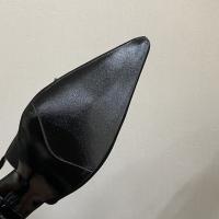 Cadena de diamantes de imitación, tacones altos, nuevo temperamento, puntiagudos, bolsa de banquete, sandalias francesas, zapatos individuales vacíos - details 42
