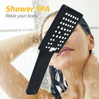 Traje de ducha de baño negro, sistema de ducha de bañera colgante de pared, traje de ducha presurizada de agua de lluvia, juego - details 2