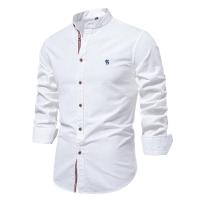 Camisas de Negocios para Hombres Primavera-Verano Moda Japonesa Casual de Algodón y Lino - details 14