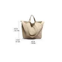 Bolso de hombro de nailon con cremallera informal, bolso de mano de gran capacidad de Color sólido de estilo coreano, bolsa de almacenamiento, bolso suave para axila para exteriores - details 1