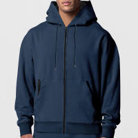 Sudadera con capucha de color sólido para hombre, suéter cálido con bolsillos, - details 12