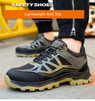 ZAPATOS DE TRABAJO protectores con punta de acero, calzado de seguridad indestructible, antideslizantes, ligeros, para hombre y mujer - details 2