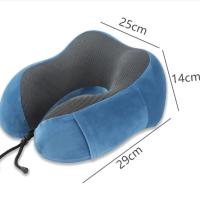 Almohada de Espuma Viscoelástica para Viajes de Coche y Aviación Adecuada para la Familia y los Viajes En Forma de U - details 2