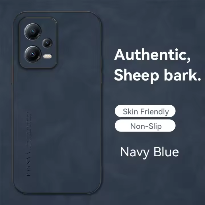 Funda de Cuero de Oveja de Lujo para Xiaomi Redmi Note 12 Pro 11 10 9 Pro 13C Cubierta de Silicona para Redmi 13C 12C Xiaomi 14Pro Compatible con Apple Producto Electrónico Portátil Ligero - 1