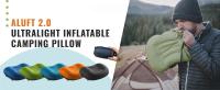 Almohada inflable ultraligera de viaje para acampar, cojines de inflado ergonómicos para el cuello y soporte Lumbar mientras se acampa, senderismo - details 2