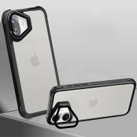 Funda de Cuero con Soporte Acrílico y Táctil para iP16 Pro Max 15 14 16 Plus - details 3