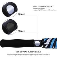 Paraguas de Golf abierto automático, paraguas de palo impermeables a prueba de viento con doble dosel extragrande de gran tamaño - details 22