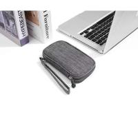 Nueva bolsa de almacenamiento de cables Digital multifuncional, bolso organizador de electrones de tela Oxford de doble capa con banco de energía móvil - details 14