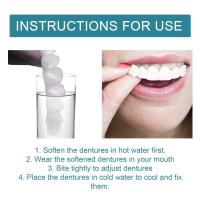 Eelhoe, 1 par, dentaduras postizas ajustables para blanquear los dientes, sonrisa perfecta temporal, cuidado de la higiene bucal, carillas dentales, juego de dientes falsos - details 6