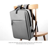 Mochila para ordenador portátil de 15,6 pulgadas para hombre, morral escolar de nailon con carga Usb, resistente al agua - details 13