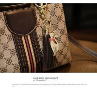 Bolsos de cuero para mujeres 2024 moda 100 bolsos de hombro único bolsos estampados para mujeres - details 16