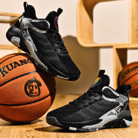 Zapatillas de baloncesto de gran tamaño para hombre, calzado deportivo transpirable con malla antideslizante y absorbente - details 2