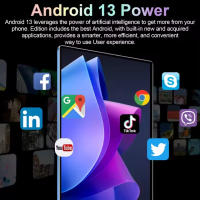 Tableta 5G 2025 Android 13.0 nueva tableta de red Bluetooth 10.1 pulgadas 16GB RAM 1TB ROM 5MP 13MP 20000mAh 14 núcleos wifi - details 1