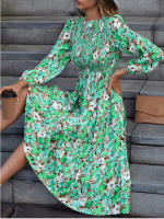 2025 otoño nuevo estampado pastel falda moda mujer manga larga Ds - details 8