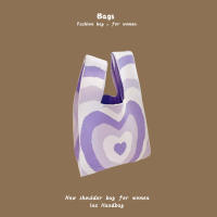 Nuevo Bolso de Moda para Mujer Bolso de Mano Casual de Lana Tejida Multicolor con Estilos Variados - details 19