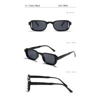 Nuevas gafas de sol de montura pequeña para hombres, gafas de sol cuadradas para mujeres, gafas de sol retro personalizadas - details 6