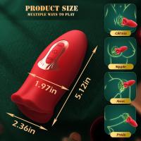 Vibrador de juguetes sexuales para adultos, juguete rosa, estimulador sexual rosa para mujeres con 10 modos de vibración y 10 modos de beso francés, vibrador de juguete sexual de lengua, vibrador de clítoris para mujeres, juguetes sexuales para adultos - details 3
