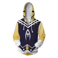 Sudadera con capucha con estampado digital de anime - details 5