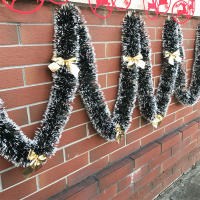 Guirnalda de Navidad para decoración de puerta y pared, adornos de árbol de Navidad para escalera, chimenea, suministros de fiesta, 2M, nuevo - details 3