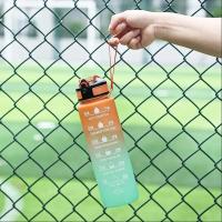 Botella de Agua Deportiva a Prueba de Fugas 32 Oz Horas de Beber Paja Ideal para Fitness Gimnasio Al Aire Libre - details 1