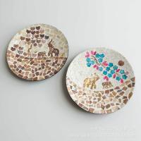Plato de fruta de cáscara, bandeja de frutas secas, bandeja de almacenamiento decorativa, bandeja de adorno de pavo real elefante. - details 8