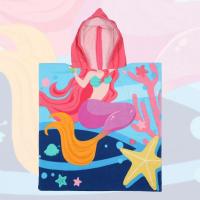Toallas para niñas pequeñas, capa con capucha, bata de baño de playa, albornoz de microfibra suave para niños, Poncho de piscina, toalla de viñetas de animales - details 35