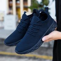 zapatos informales Unisex a la moda, calzado ultraligero de talla grande, zapatillas cómodas antideslizantes para exteriores, zapatos de malla transpirable para hombres - details 7