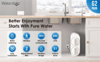 Waterdrop G2P600-W RO Sistema de Filtración de Agua por Ósmosis Inversa, 2271 litros, 2:1 Puro a Drenaje, sin tanque, Sistema de 7 etapas, listado la FCC - details 3