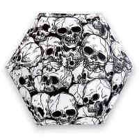 Paraguas Plegable de Cinco Pliegues con Calavera Protector Solar de Viaje Vinilo Protección UV - details 1