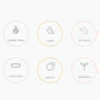 Cuenco de cerámica antivuelco para gatos, protección del cuello, antivómitos, cuenco de pie alto para mascotas, bonito y estable, contenedor de agua para comida para perros, plato para aperitivos - details 16