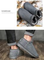 Botas de nieve para hombre, zapatos de algodón para exteriores, zapatilla de algodón con aislamiento de felpa, zapatos de ocio para parejas, botas de felpa para mujer, zapato masculino - details 18
