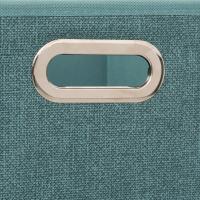 Caja de almacenamiento de tela - Cesta organizadora plegable -Azul Petroleo- 5 FIVE - Varios Tamaños - details 1