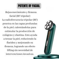 Radiofrecuencia Facial EMS Terapia Led Limpieza Facial Masaje Sonico 8000 rpm e Importacion de Cosmeticos Genera Colageno Elastina Trabaja Arrugas lineas Fins y de Expresion Uso en Casa Regalo para Mujer - details 9