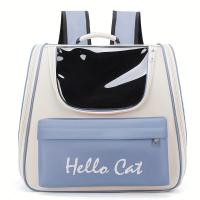 Mochila espaciosa grande para mascotas, cápsula espacial portátil para salir, bolsa transpirable con protector solar para gatos - details 11
